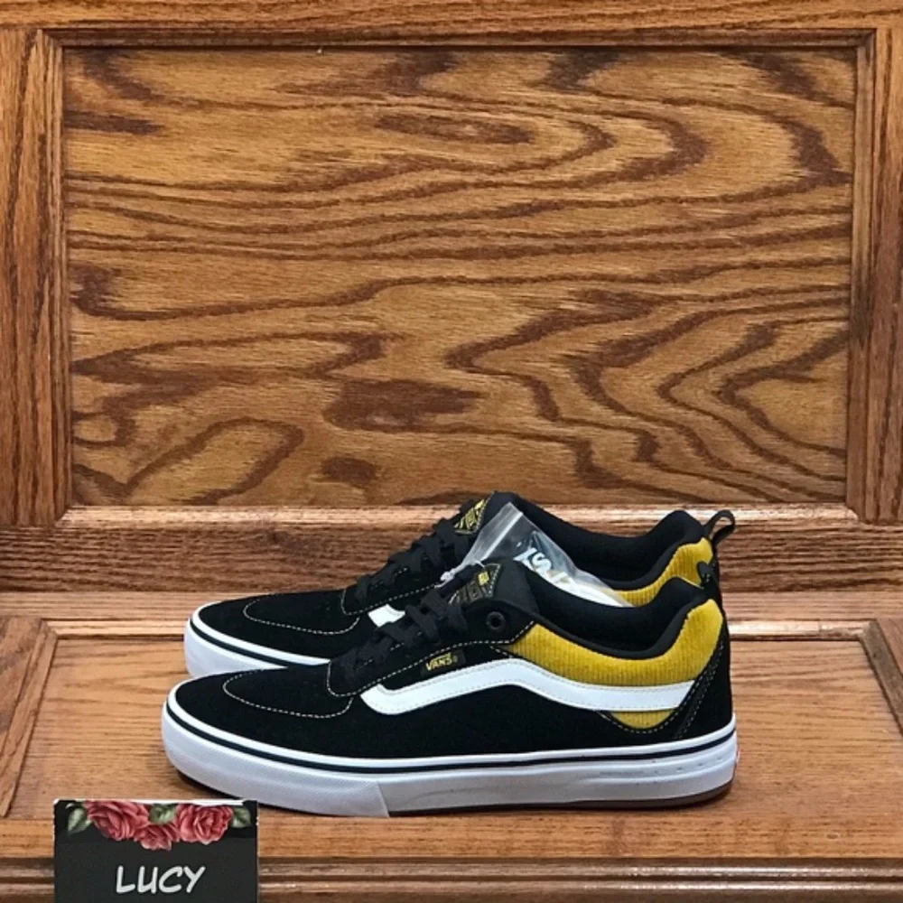 Vans Kyle‎ Walker Corduroy Black Yolk Yellow Shoes